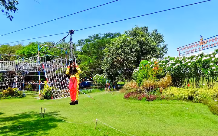 wahana outbound di Delta Fishing