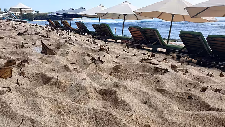 fasilitas di Pantai Jerman