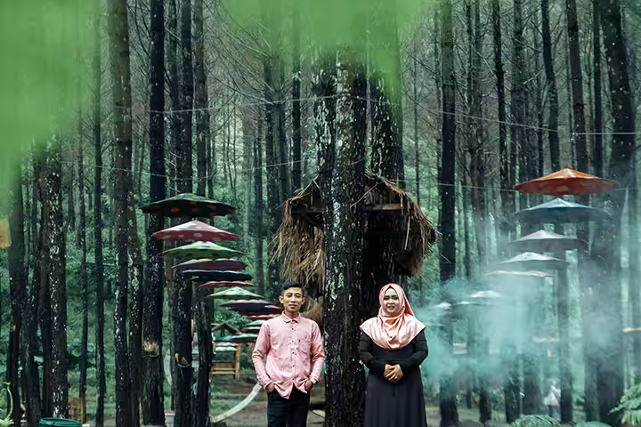 foto prewedding di Puthuk Panggang Welut