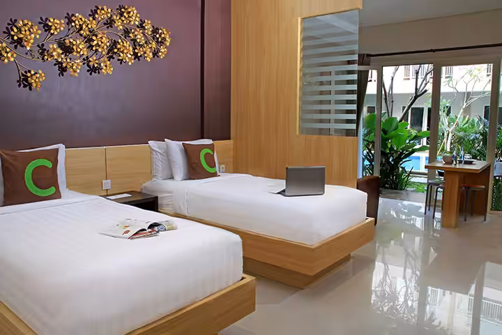 kamar di Cozy Stay Hotel Bali