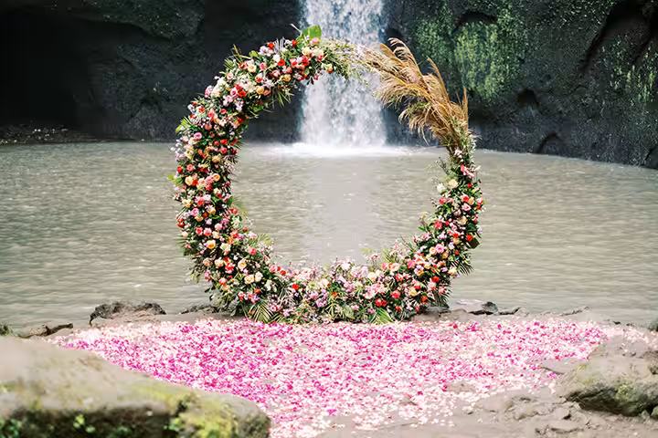 wisata alam Tibumana Waterfall bali