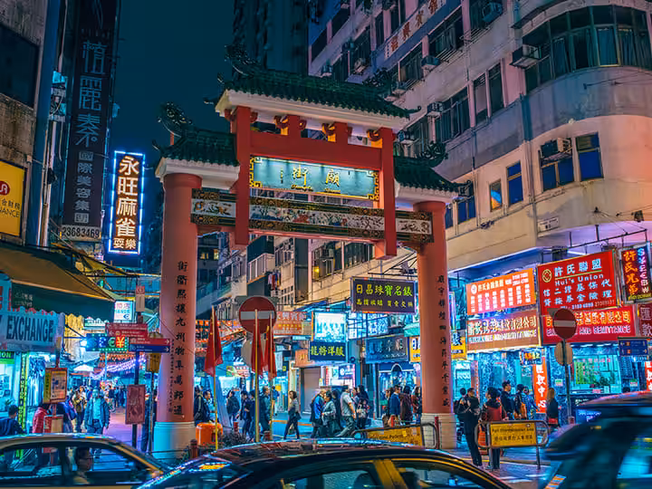 Pasar Malam di Temple Street