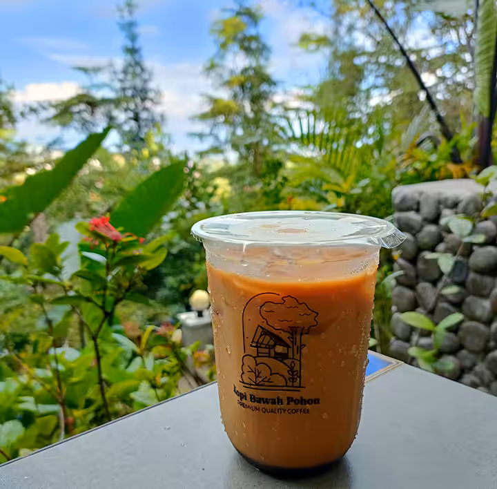 kopi bawah pohon cafe menu