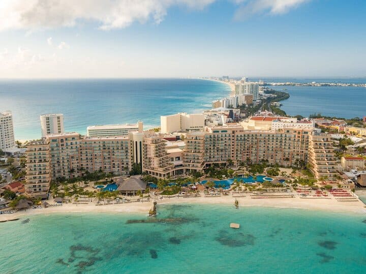 Pantai Cancun tempat wisata di meksiko