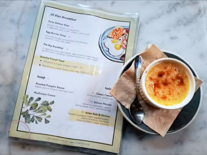 menu di Spiegel Bar dan Bistro Semarang