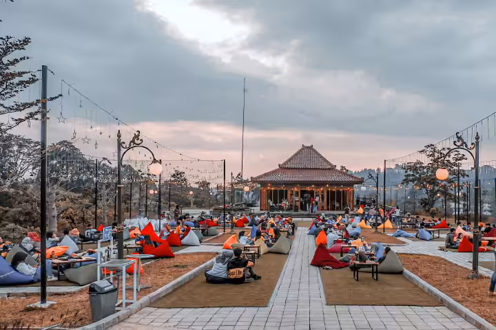 nongkrong di Pelangi Park Bogor