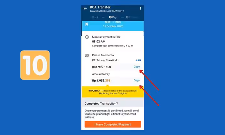 Detail Pembayaran yang Harus Anda Bayar