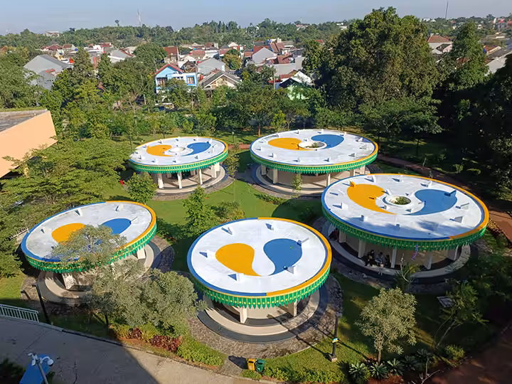 alun alun depok bayar berapa