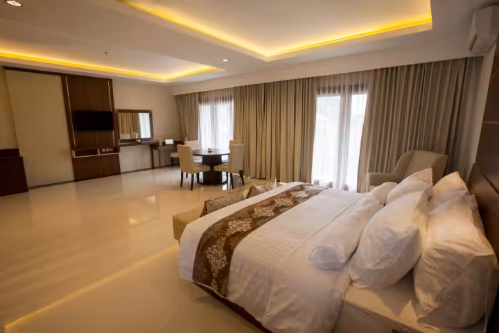 kamar di Grand Mulya Sentul Bogor