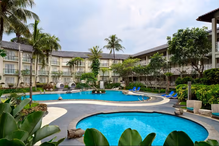 kolam lagoon Sheraton Bandung Hotel