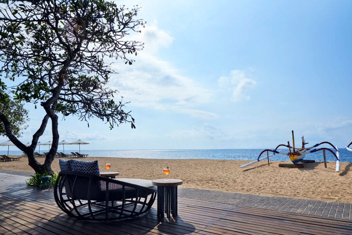 pantai pribadi Hyatt Regency Bali