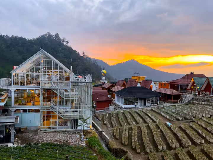 pesona alam D'lawu Bistro & Mountain Cottage