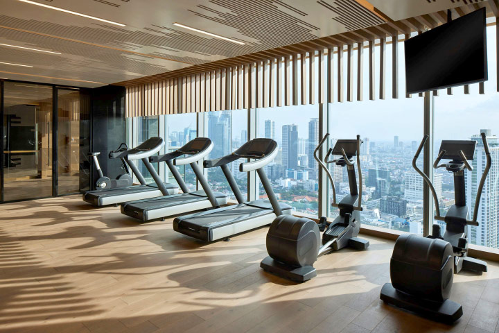 pusat kebugaran di Park Hyatt Jakarta