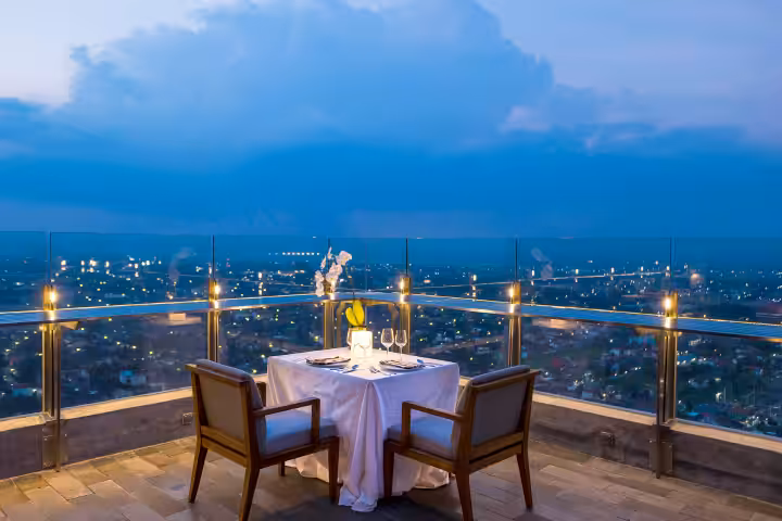 rooftop resto di Alila Solo
