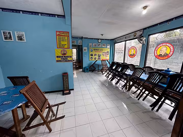 Mangut Lele Mbah Marto alamat dan buka jam berapa