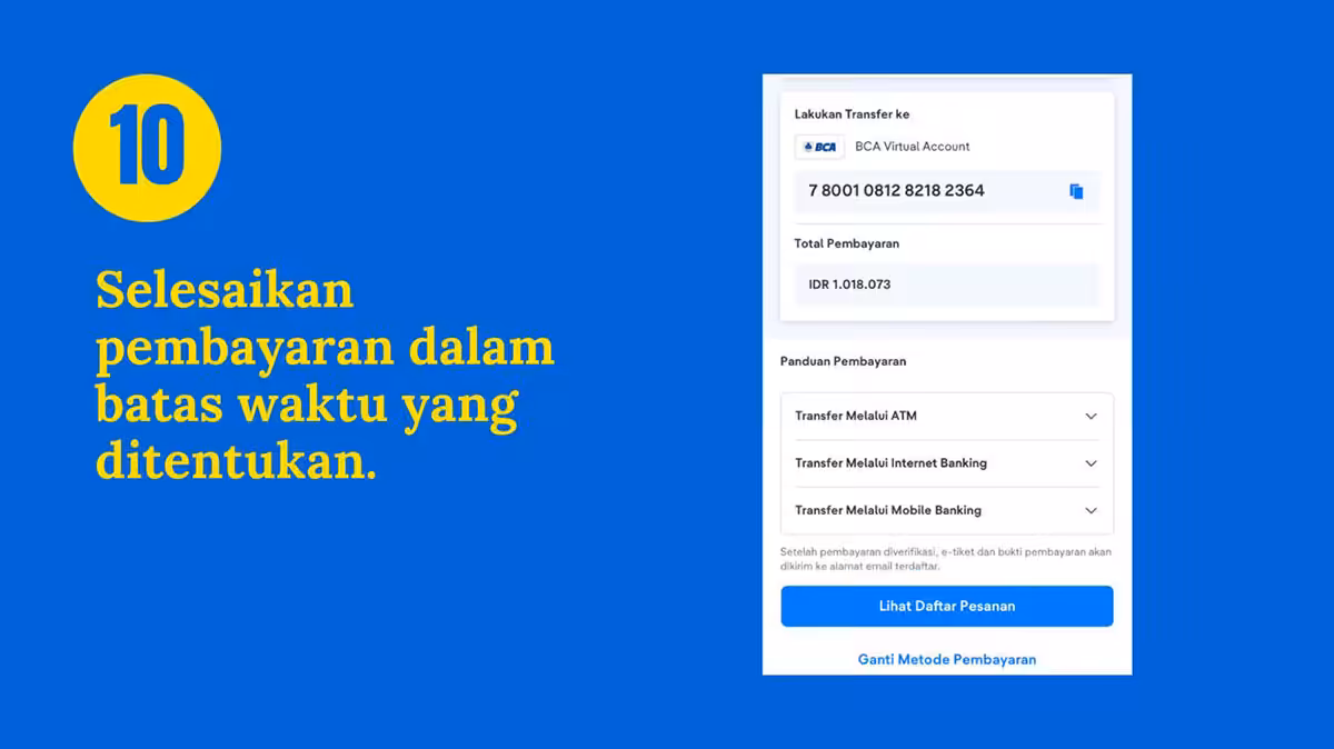 Selesaikan Pembayaran dalam Batas Waktu yang Ditentukan