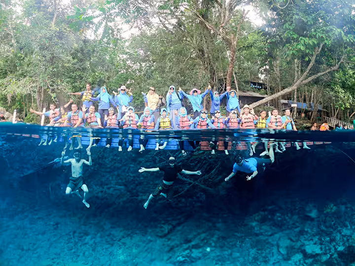 aktivitas di danau labuan cermin