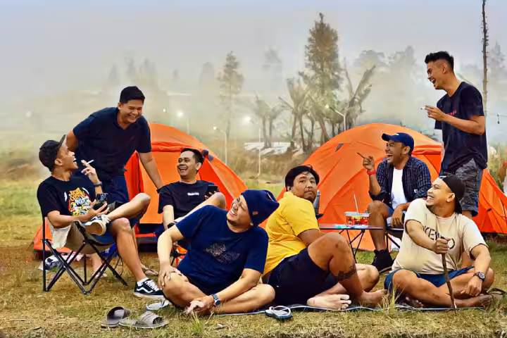 camping di KAHYANGAN SKYLINE Wonosobo