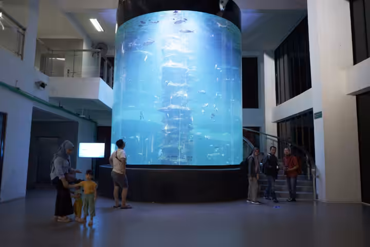 silinder tank Aquarium Indonesia Pangandaran