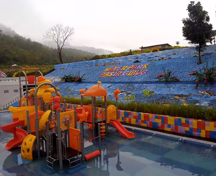 waterpark dan kolam renang pasir gibug
