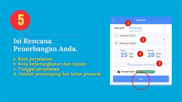 Pesan penerbangan di Agoda