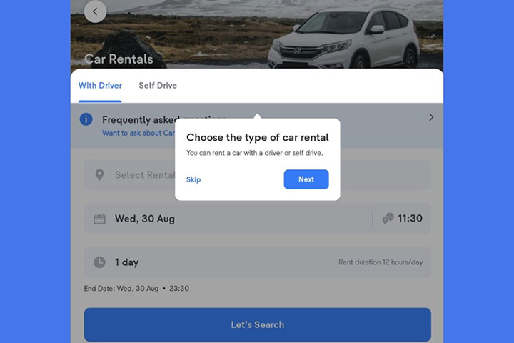 rental mobil lepas kunci