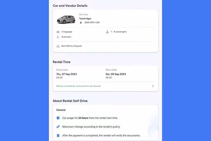 sewa mobil lepas kunci harian