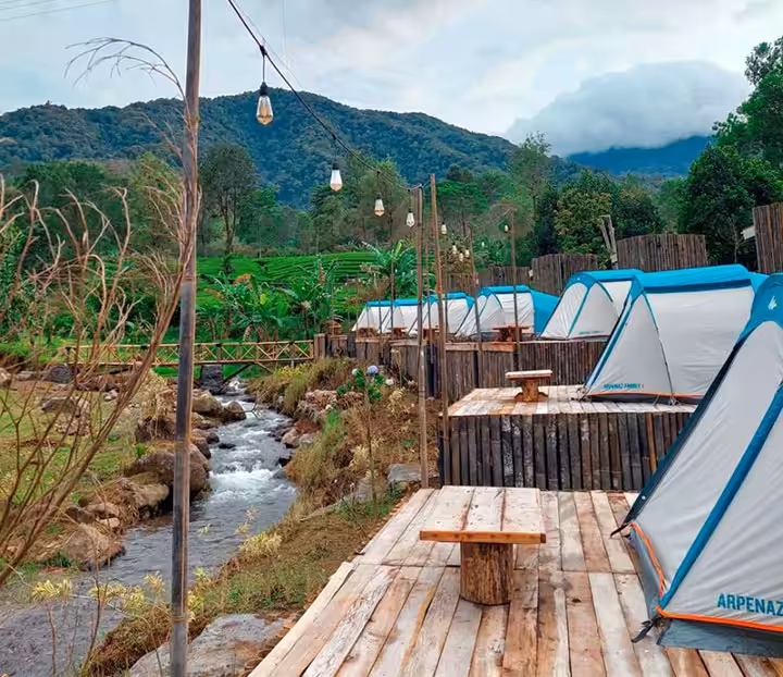Gede Riverside Camp Puncak