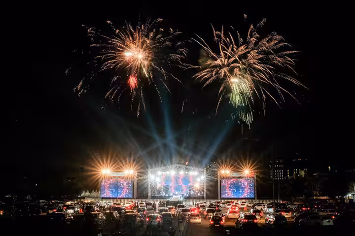 Tempat tahun baru di JIEXPO