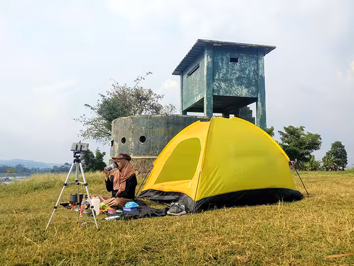 camping ground wisata Bunker Batujajar Bandung