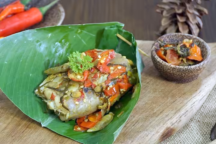 Pepes Ikan Patin Kucai