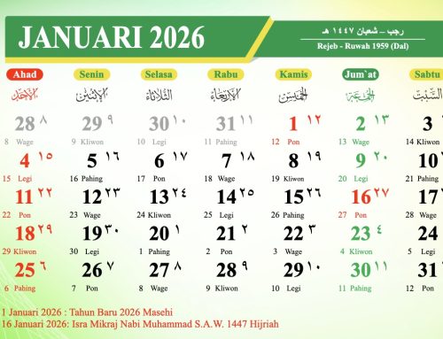 Kalender 2026 PDF Hari Libur dan Cuti Bersama Nasional