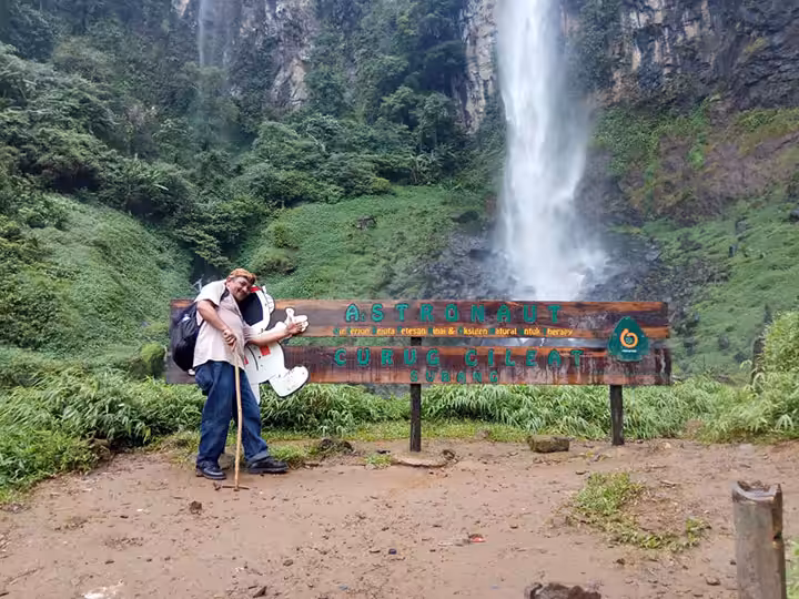 spot foto Curug Cileat Subang
