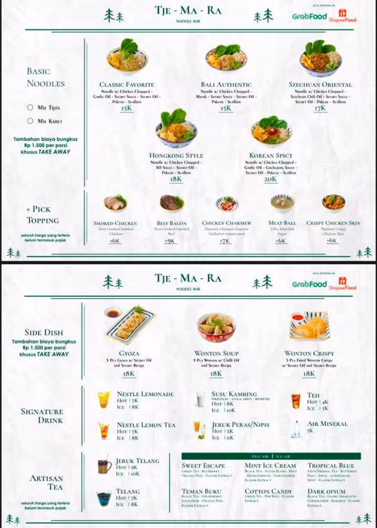 Tjemara Noodle Bar Jogja